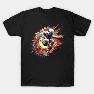 Skateboard Sport Game Champion Competition Abstract T-Shirt